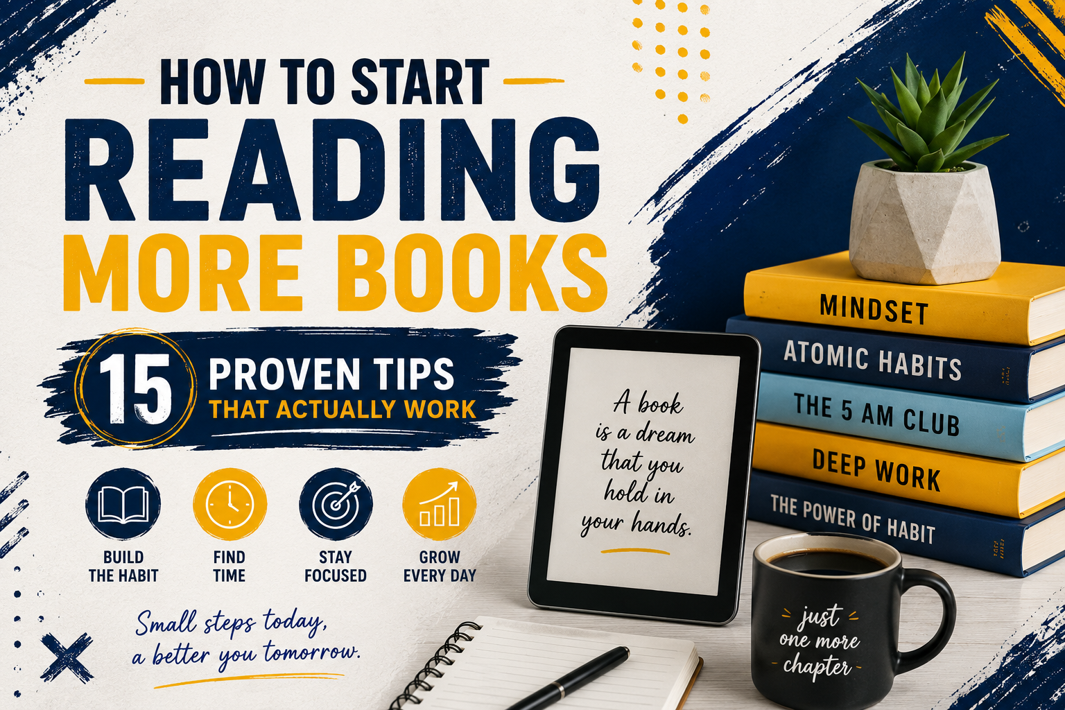 How to Start Reading More Books: 15 Proven Tips That Actually Work